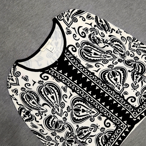 White House Black Market Button Down Sweater Cardigan Winter Blouse Top Shirt - Picture 3 of 10